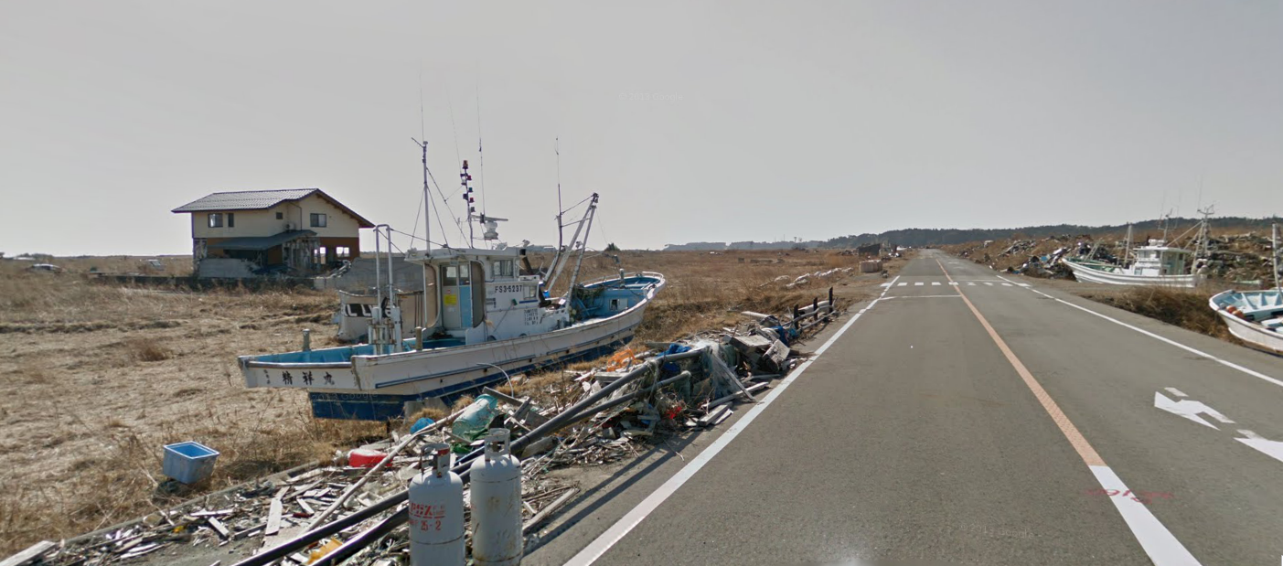 Japan Tsunami aftermath - nuclear zone